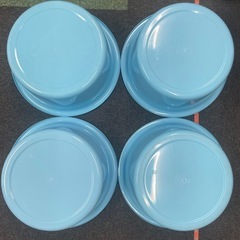 プラスチック　タライ　たらい4個　直径38cm 傷ありの画像
