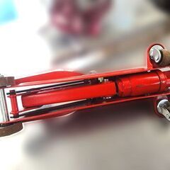 動作品◆大橋産業 油圧式フロアージャッキ 2トン用◆メンテナンス用品/カー用品/中古品の画像