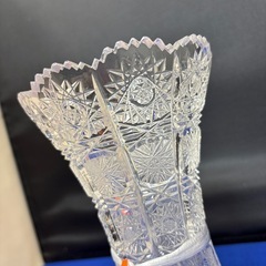 クリスタル　花器の画像