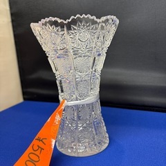 クリスタル　花器の画像