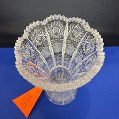 クリスタル　花器の画像