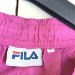 FILA ピンクカジュアルパンツの画像