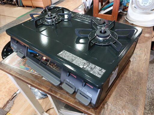 【愛品館 市原店】リンナイ　2022年製　LPガス用/ガステーブル　KSR670BKR　【愛市IFC053649-104】