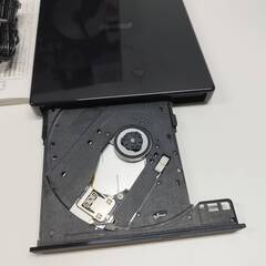 BUFFALO ラクレコ スマホ用CDレコーダー/DVDレコーダー/RR-PW2-BKの画像