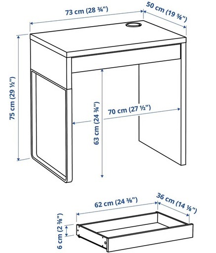 IKEAのデスク