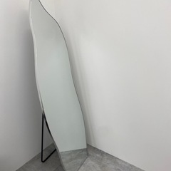 スタンドミラー　姿見鏡　全身鏡　ウェーブミラーの画像
