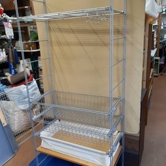 無印良品 組み立て式 ワイヤーラック スチールユニットシェルフ　五段 の画像