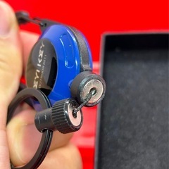 カラビナ リールキーホルダー キーリール 強力マグネット内蔵型リールの画像