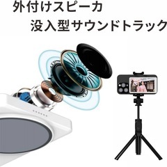  自撮りモニター 外付けスピーカースマホ自撮り ライブ再生の画像