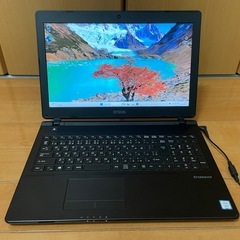 EPSON Endeavor NJ4100E 15.6型 ノートPC・Win11Pro・Office2021の画像