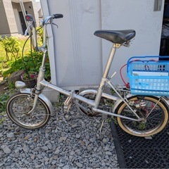 【ジャンク品】ブリヂストン折りたたみ自転車の画像