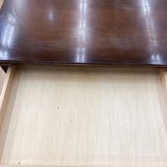 karimoku    片袖机　ブラウン　程度Bの画像