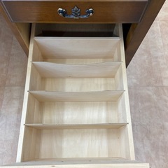 karimoku    片袖机　ブラウン　程度Bの画像