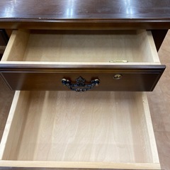 karimoku    片袖机　ブラウン　程度Bの画像