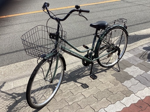 ♪ジモティー特価♪らくらくシマノ製6段変速付き付き26型ファミリー