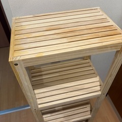 【ニトリ】スリムパインラックの画像