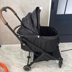 新品未使用✨️ペットカート 犬 バギー 小型犬 中型犬 多頭 ペットバギー コンパクト 軽量 通気窓 組み立て簡単 耐荷重20KG 収納の画像