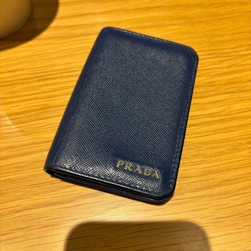 【PRADA】 レザー 名刺入れ