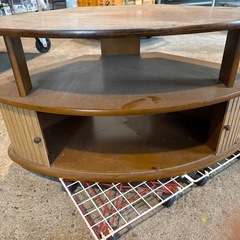 レトロ　木製ラックの画像