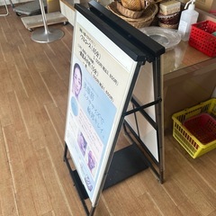 スタンド看板　縦型看板の画像
