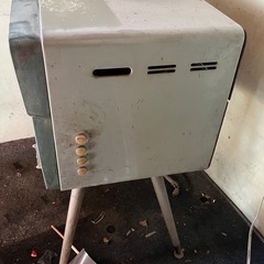 昭和レトロアンティーク/コロンビア/足付きテレビの画像