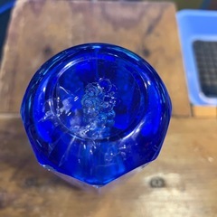 クリスタルシフトノブ　ブルー　車用シフトノブ　の画像