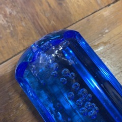 クリスタルシフトノブ　ブルー　車用シフトノブ　の画像