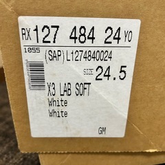 【未使用】SALOMON サロモン スキーブーツ 24.5cm レディース メンズ兼用 ★競技用 ワールドカップモデル X3 LAB SOFTの画像