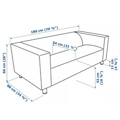 【9/22までに受け取れる方】IKEA KLIPPAN クリッパンの画像