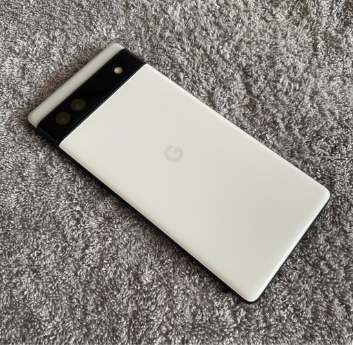 Google Pixel 6a SIMフリー 有機ELディスプレイ 8GB 128GB チョーク 保護フィルム装着済み ケース付属 Google Pixel 6a SIMフリー 有機ELディスプレイ 8GB 128GB チョーク