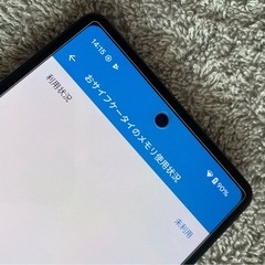 Google Pixel 6a SIMフリー 有機ELディスプレイ 8GB 128GB チョーク 保護フィルム装着済み ケース付属の画像