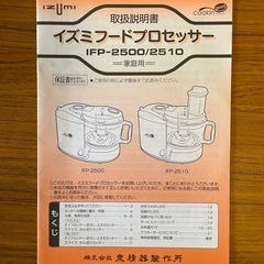 フードプロセッサーの画像
