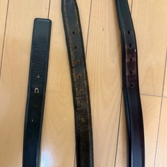 紳士用ベルト3本（GUCCI、Felisi、UNITED ARROWS）の画像