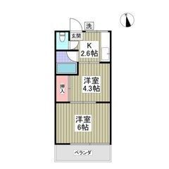 💙💜フリーレント1ヶ月付き💜💙敷礼ゼロ🎶南鳩ヶ谷駅徒歩14分🌟バ...