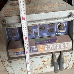 中古☆デンヨー denyo 防音型エンジン発電機兼溶接機 GAW-150SS 100V 2.5KVA 最大溶接150A ウェルダー アーク溶接 携行型 ガソリンの画像