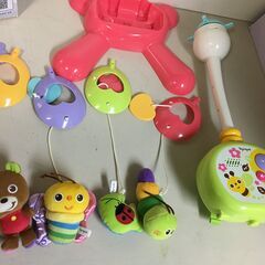 A3604　Toyroyal　トイローヤル　やすらぎふわふわメリー　赤ちゃんすやすや2WAYタイプ　自動タイマーの画像