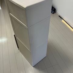 【色焼け清掃済み】三段ゴミ箱50 Lの画像