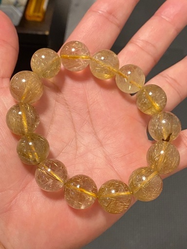 ルチルクォーツブレスレット