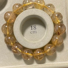 ルチルクォーツブレスレットの画像
