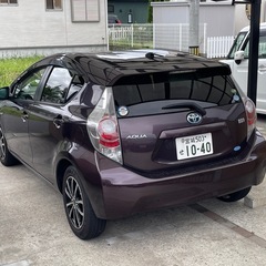 H26年アクアS車検令和9年3月まで！極上車！運転席助手席シートヒーター！純正ナビ！バックカメラ！ETC！不具合0！自動車税込！D使用車！乗って帰れます！の画像