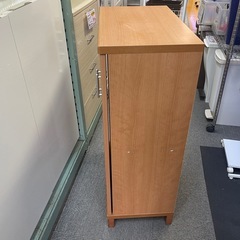 【リサイクルサービス八光】幅80㎝　大洋株式会社　ブラウン シューズボックスの画像