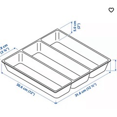 【美品】IKEAカトラリーケース  の画像