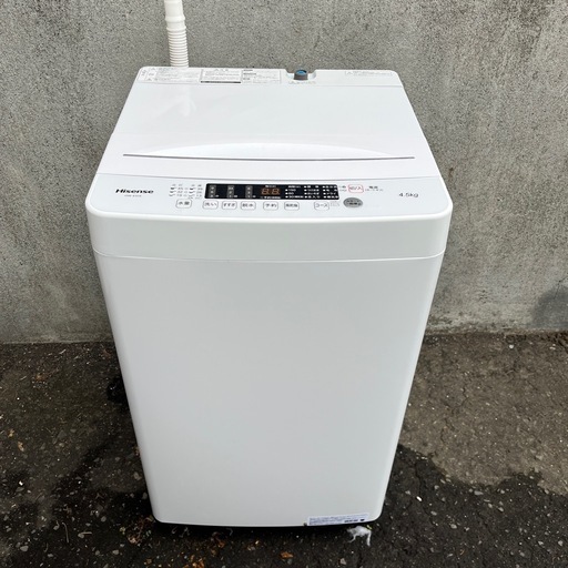 洗濯機 4.5kg 2023年製 HW-K45E Hisense☆ 札幌市