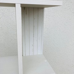 S字オープンシェルフ　収納棚　オープンラック　飾り棚　ディスプレイラック　白の画像