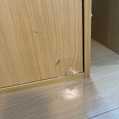 12日処分　ニトリ　扉付きカラーボックスの画像