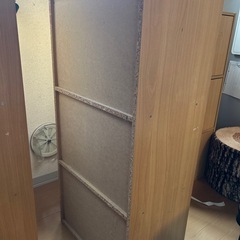 12日処分　ニトリ　扉付きカラーボックスの画像