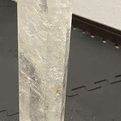 水晶 ポイント型 原石 約20cmの画像