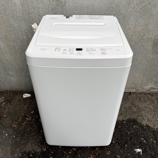 美品　ヤマダ電機 7.0kg 全自動洗濯機 YWM-T70L RORO 2024年製 中古 YAMADA 洗濯機 札幌市
