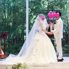 結婚式　ロングベール(パール) ３メートルの画像