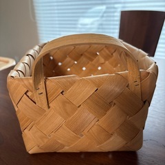 ナチュラルキッチン購入　バスケットの画像